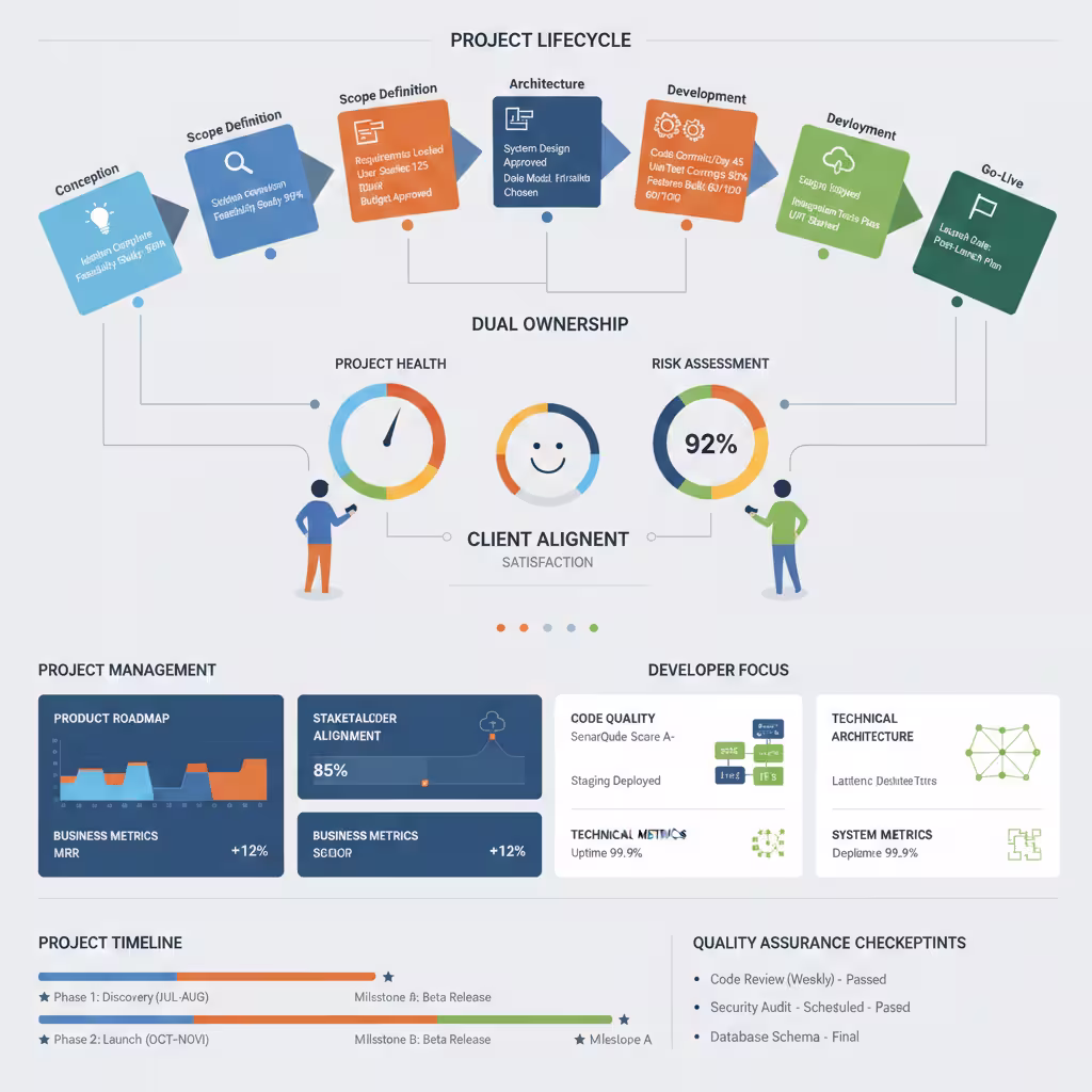 Full-stack project lifecycle